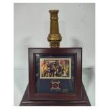 Brass Fire Hose Nozzle Photo Holder/Display