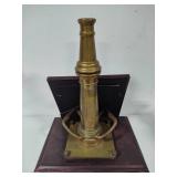 Brass Fire Hose Nozzle Photo Holder/Display