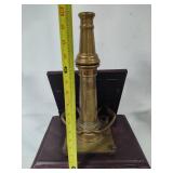 Brass Fire Hose Nozzle Photo Holder/Display