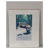 Minnehaha Creek Winter Poster