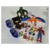 Vintage He-Man, Spiderman & Pirate Figures/Toys
