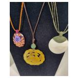 Assorted Leather/Beaded/Ribbon Necklaces