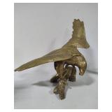 Vintage Brass Eagle Sculpture