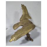 Vintage Brass Eagle Sculpture