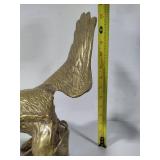 Vintage Brass Eagle Sculpture