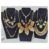 Lot of Statement Costume Necklaces