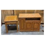 TV stand and end table
