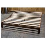 wooden bed frame