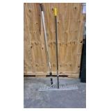 land rake and extension pole