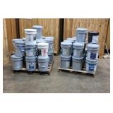 2 pallets of paint
