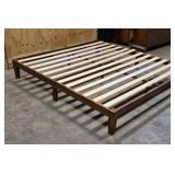 wooden bed frame
