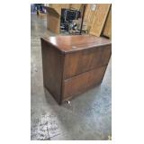 wooden file cabinet
