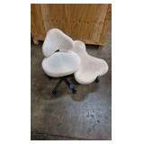 rolling dog grooming chair