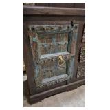 rustic display cabinet