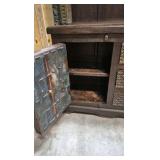rustic display cabinet