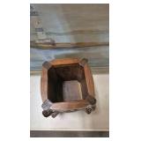 painting and wooden customized urn