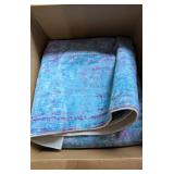Abstract Teal & Purple Area Rug 6' x 9' $109.99 Retail - Brand New