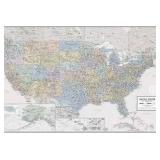 Laminated United States Odyssey Map Poster 36' x 24' - Brand New