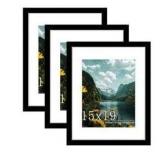 15' x 19' Picture Frames 3-Pack $39.99 Retail - Brand New