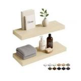White Oak Floating Shelves 24' Set of 2 - Brand New