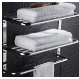 2-Tier Bathroom Towel Rack Shelf 20' $52.99 Retail - Brand New