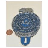 Aluminum Southern California Auto Club Badge