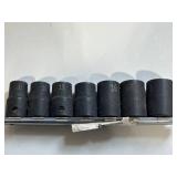 SK Tools 7pc 1/2" Drive Impact Socket Set
