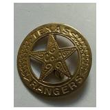 Texas Rangers Brass Badge