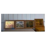 (4) Prints by acclaimed wildlife artist David Maass