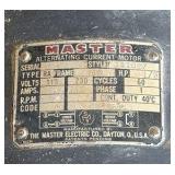 (4) Motors: MASTER motor 1/2 hp, 1.5HP, Redmond, and 2 more