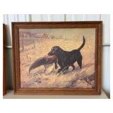 (2) Framed Artwork Les Kouba & Carl Melichar