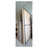 Steel rack with wood