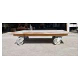 (4) Custom made floor dollies