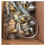 Air tool regulators and plumbing parts