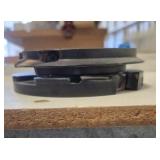 Leitz cutting heads in cabinet