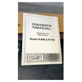 Ritter horizontal edge belt sander.
