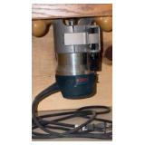 Bosch router, table fence; Tapering jig.  6-drawer cabinet