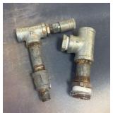 Air tool regulators and plumbing parts