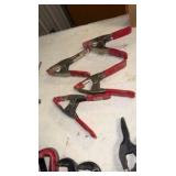 Vintage C-Clamps, Spring clamps, Quick Grip Clamps