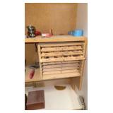 Shaper Cutter Heads in portable custom-made Cabinet includes cutting tools