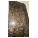 Desk with granite top