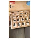 Shaper Cutter Heads in portable custom-made Cabinet includes cutting tools