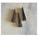 Portable Sawbuck Stand, steel splitting wedges