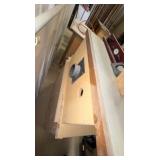 Bosch router, table fence; Tapering jig.  6-drawer cabinet