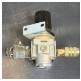 Air tool regulators and plumbing parts