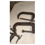 Vintage C-Clamps, Spring clamps, Quick Grip Clamps