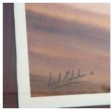 (2) Framed Artwork Les Kouba & Carl Melichar