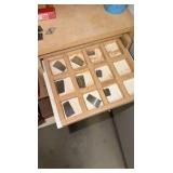 Shaper Cutter Heads in portable custom-made Cabinet includes cutting tools