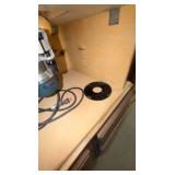 Bosch router, table fence; Tapering jig.  6-drawer cabinet