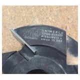 (4) Unimerco woodcutter heads w/ profile knives